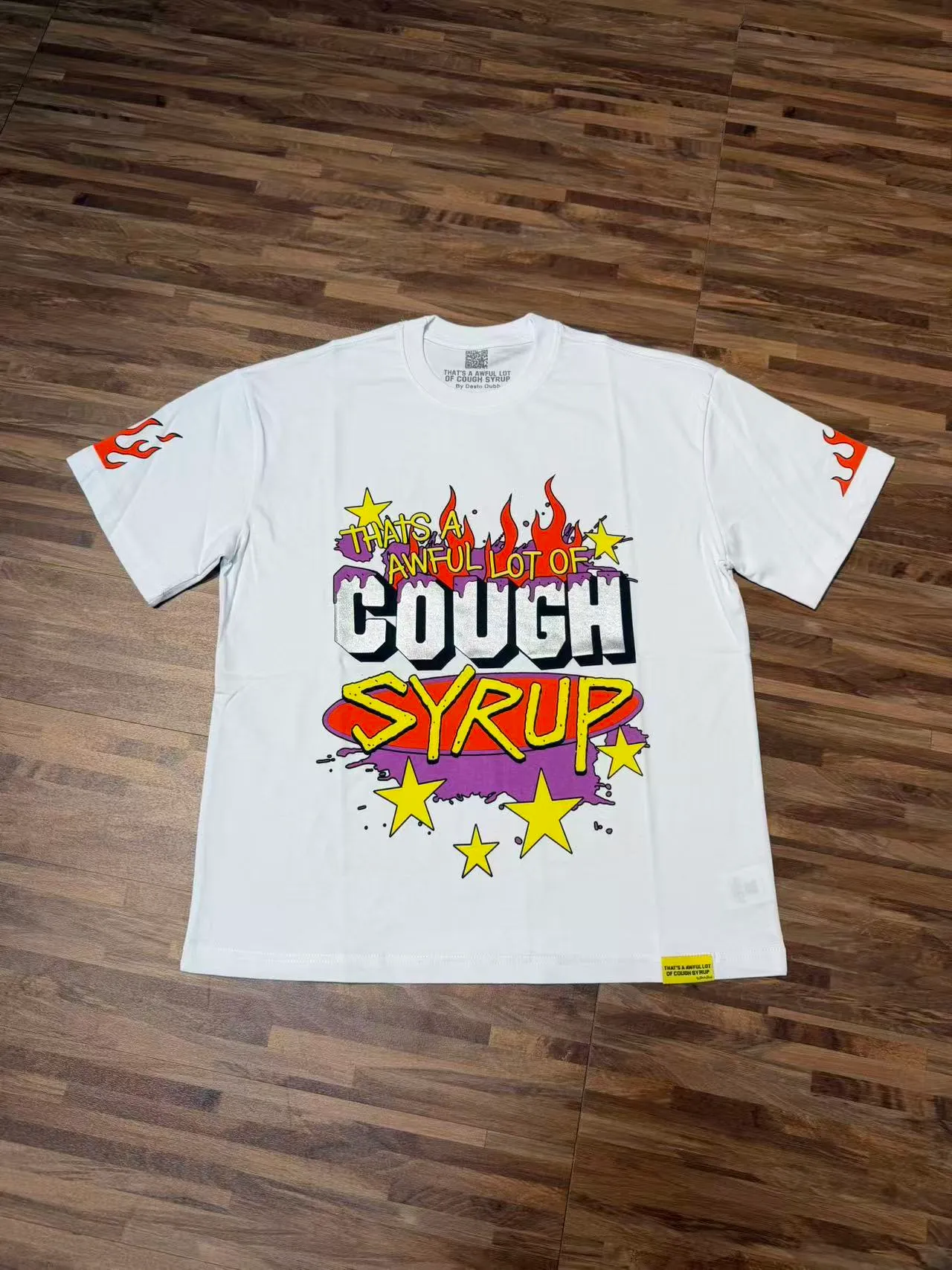 2245# / / ｜ THAT'S A AWFUL LOT OF COUGH SYRUP In Stock T （fabric):32 Sizes（size）：S-M L X L （colour）： / /